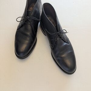 Men's Black Malvern Chukka Boots Lace Front